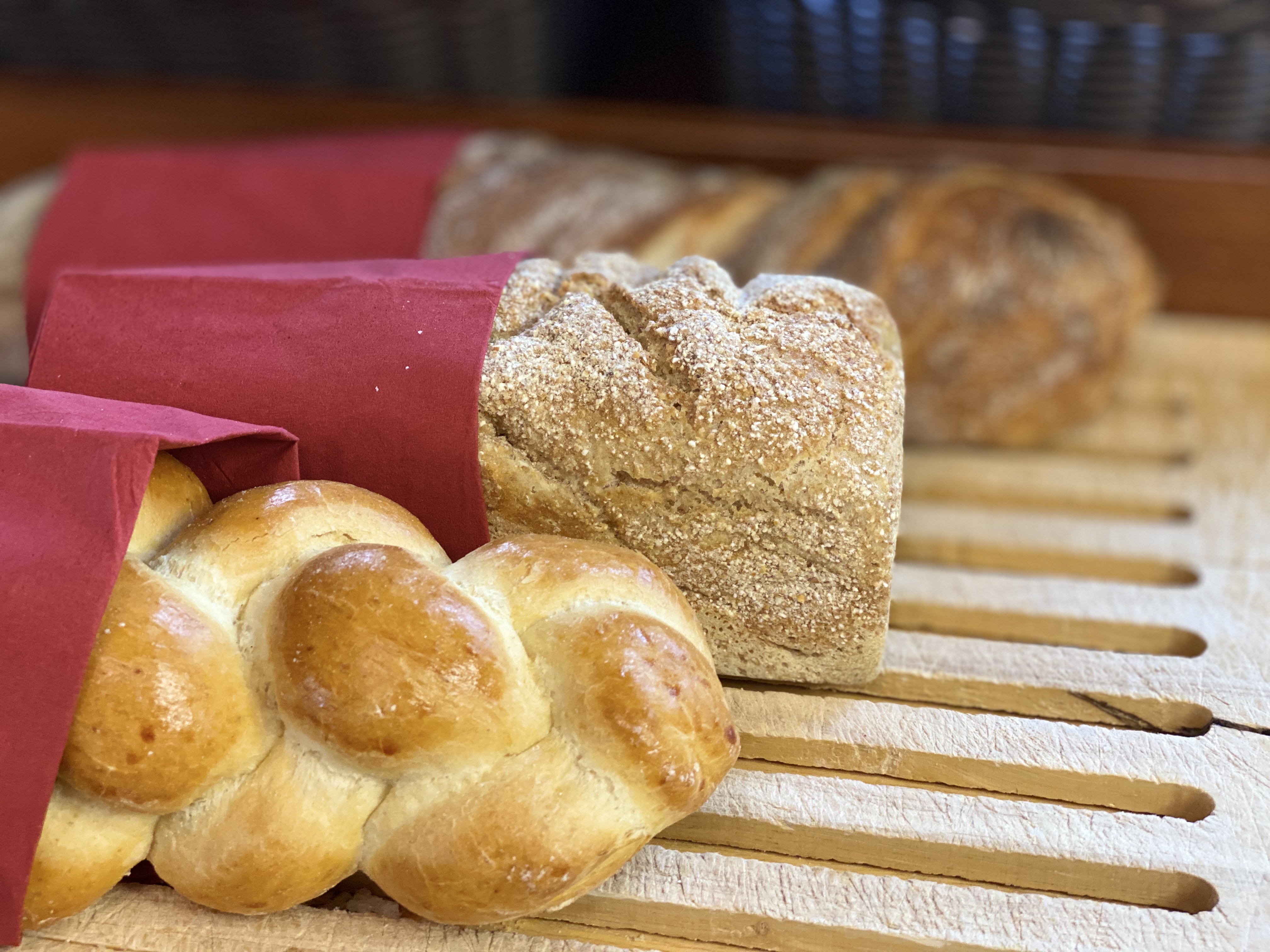 Brotauswahl beim Bio Brotauswahl beim Bio