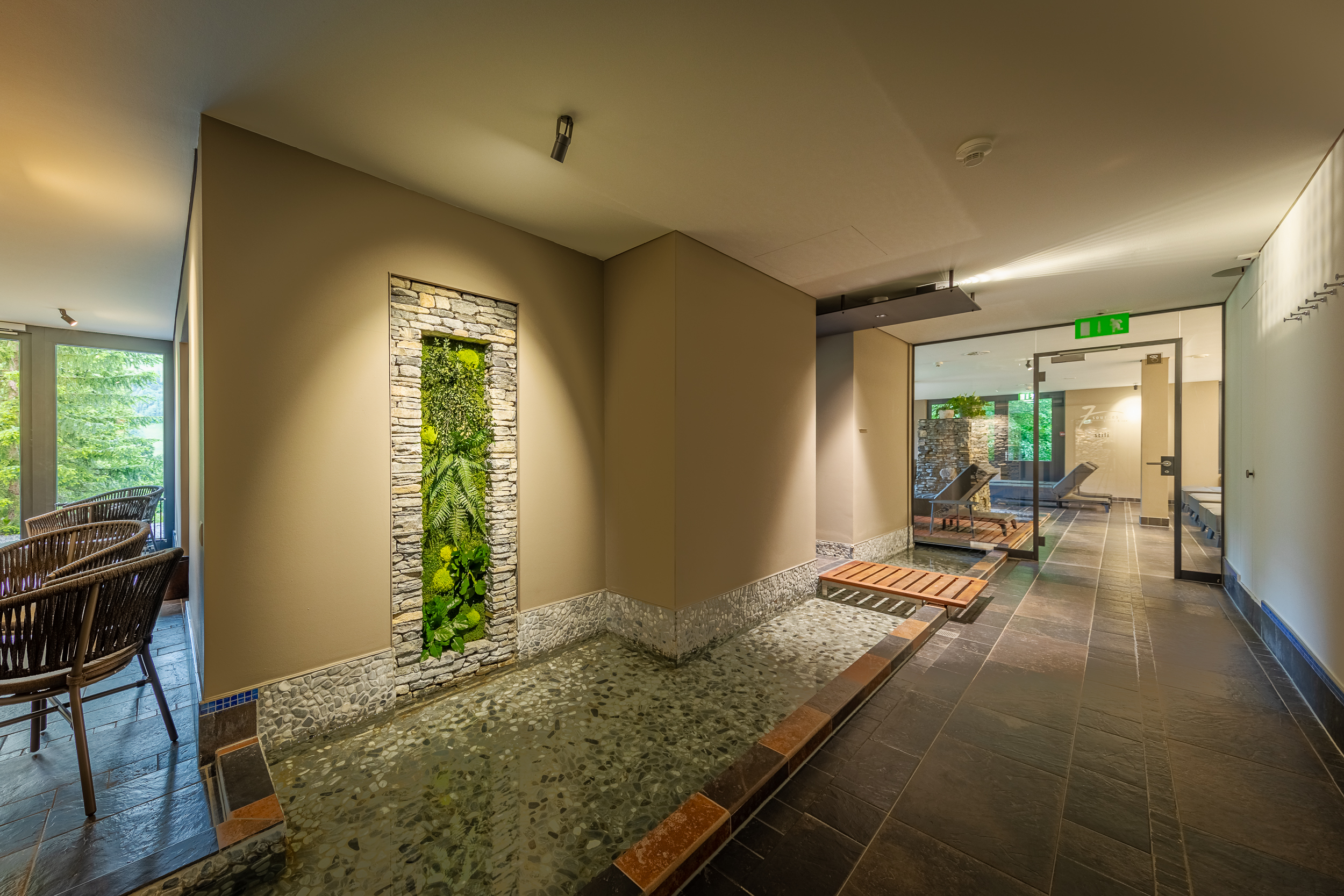 Couloir de sauna textile Couloir de sauna textile