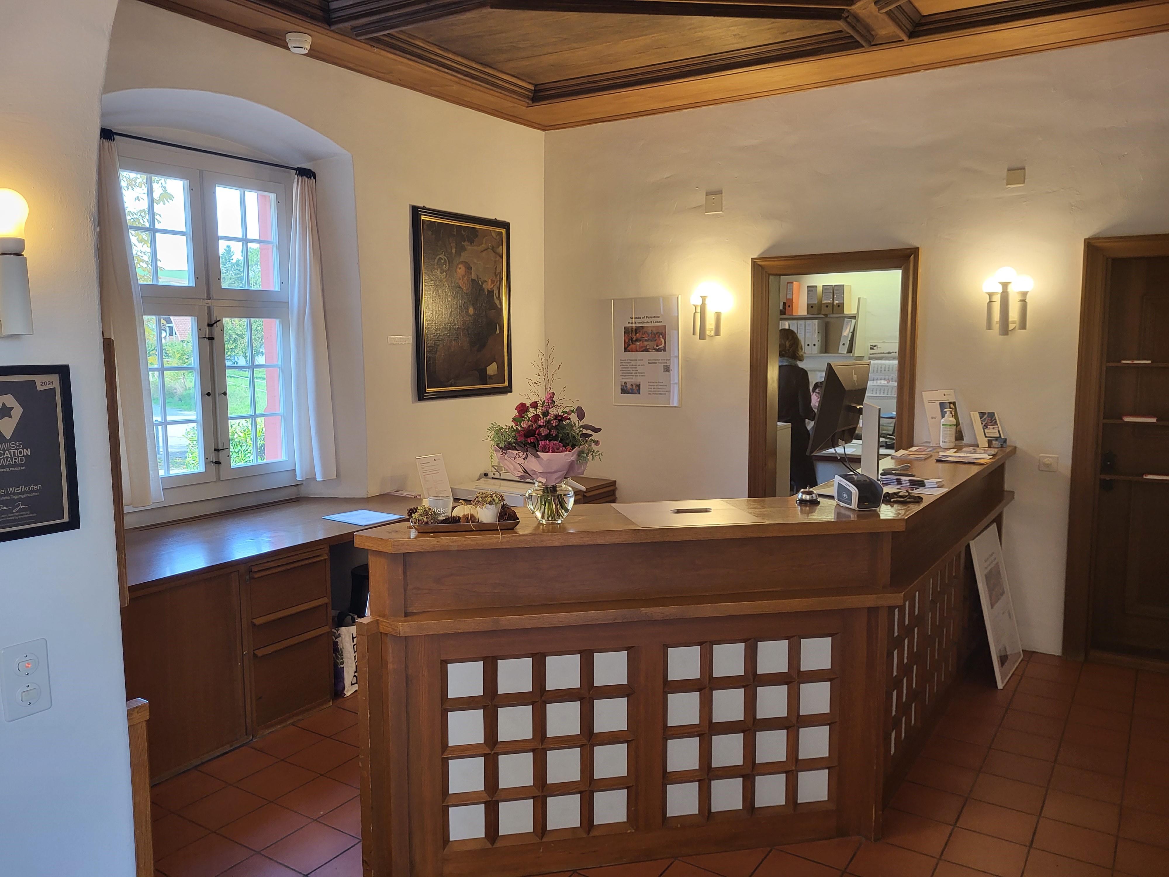 Reception in the foyer Reception in the foyer