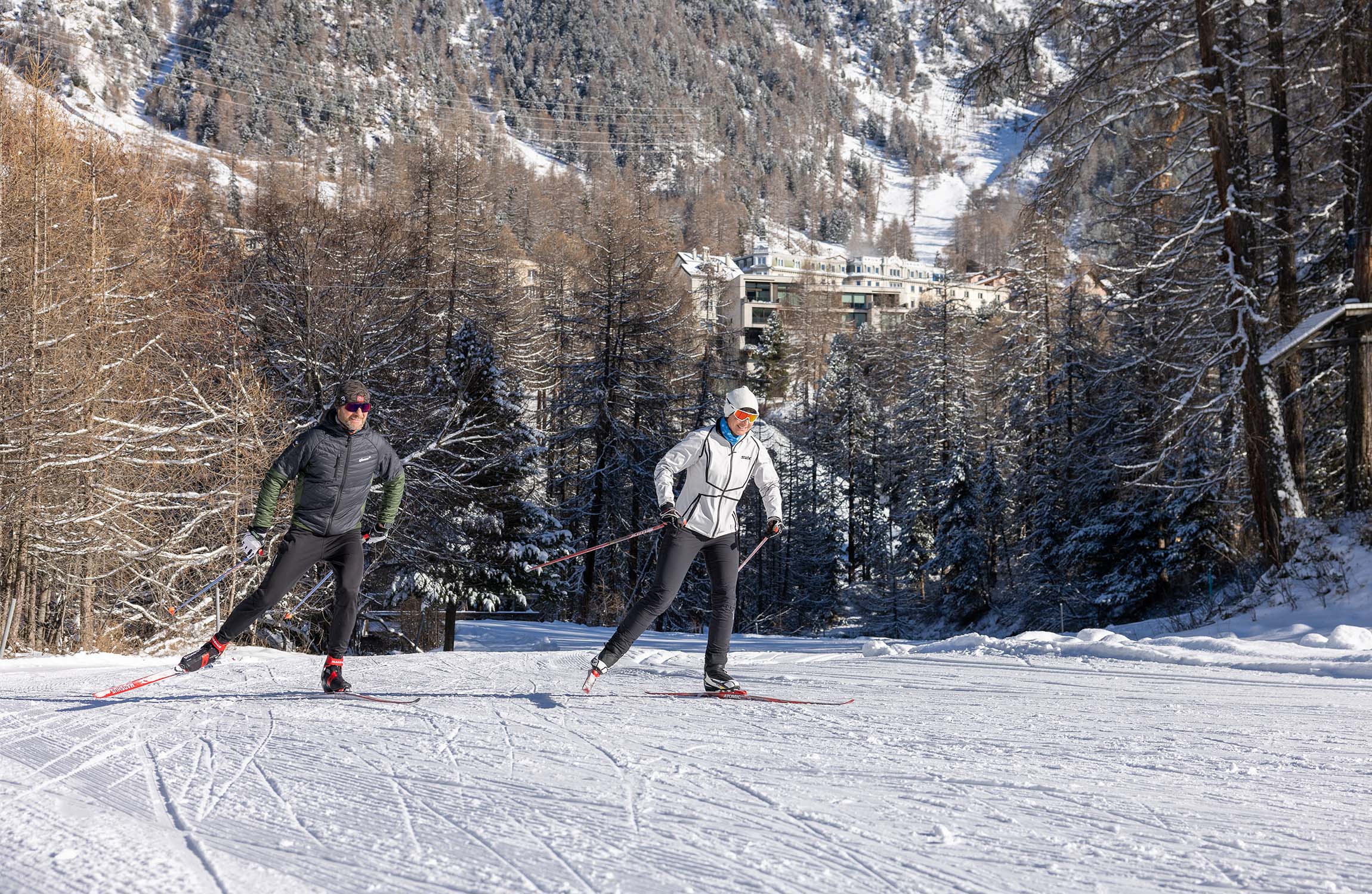 Langlaufen in Pontre Langlaufen in Pontre