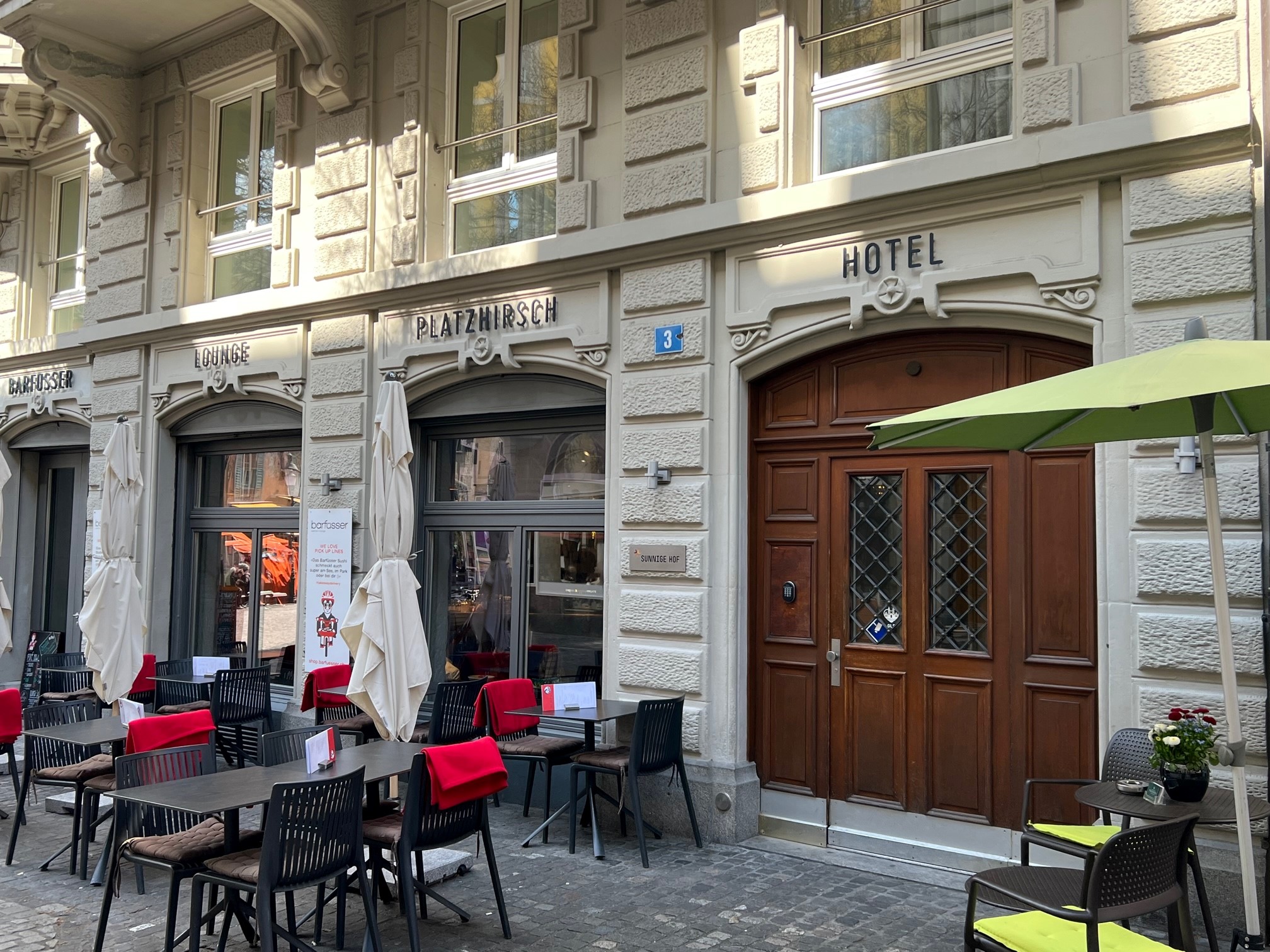 PLATZHIRSCH ZURICH Downtown Boutique Hotel & Sushi Lounge – Bild